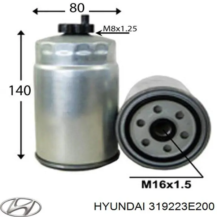 Filtro combustible Hyundai/Kia 319223E200 precio, desde 10,08 EUR