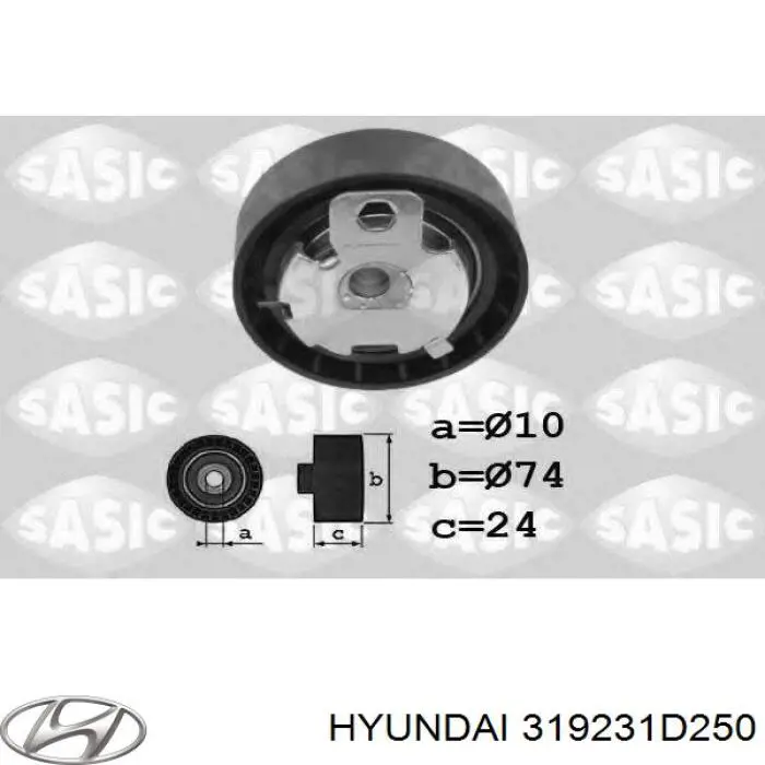 Calentador de combustible en el filtro para Hyundai Santa Fe (DM)