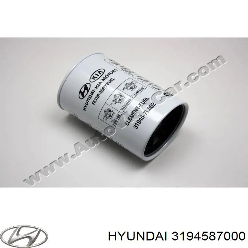 3194587000 Hyundai/Kia filtro combustible