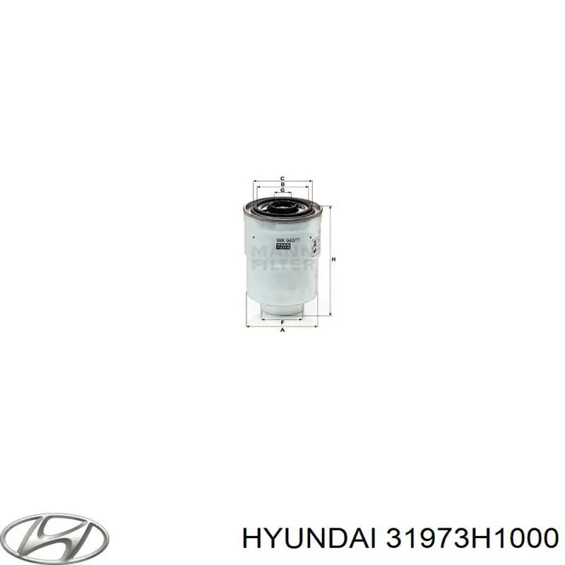 Comprar 31973H1000 Hyundai/Kia Filtro diesel