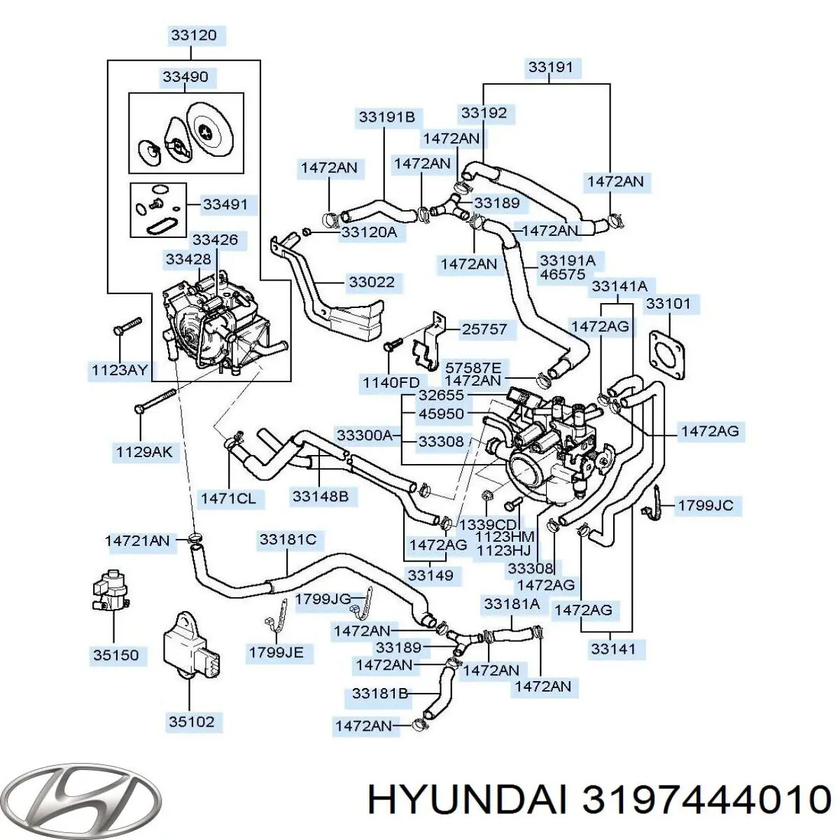 Comprar 3197444011 Hyundai/Kia Sensor de nivel de agua del filtro de combustible