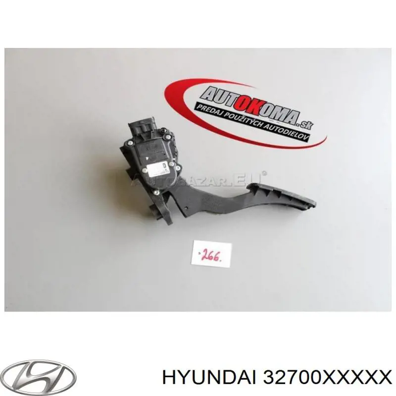 32700XXXXX Hyundai/Kia pedal de acelerador