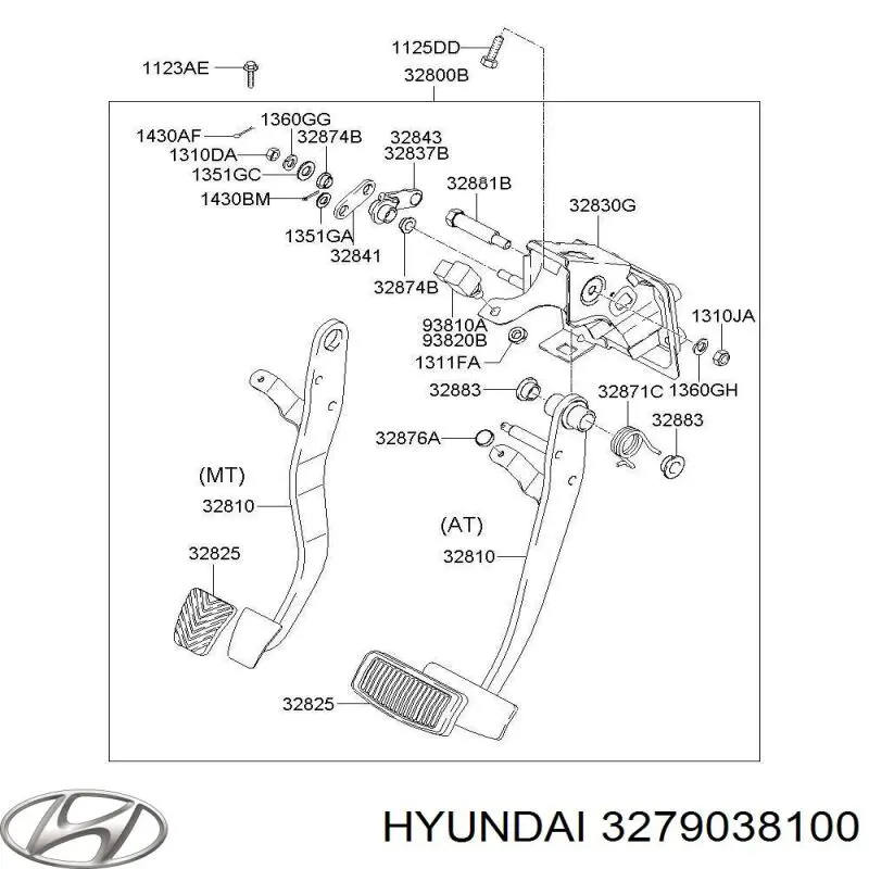 Comprar Pedal del acelerador Hyundai Sonata IV EF
