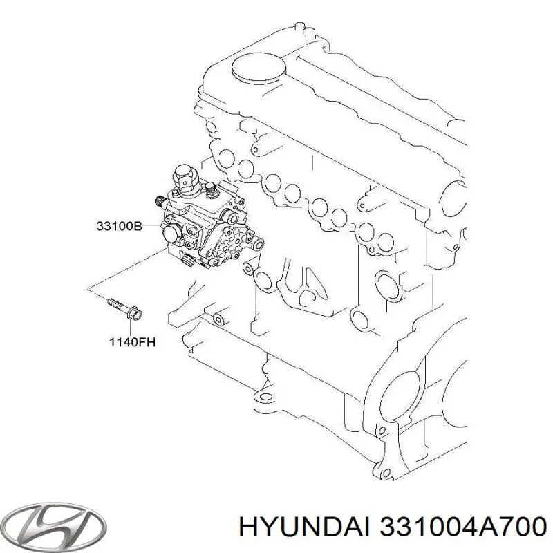 Bomba inyectora 331004A700 Hyundai/Kia