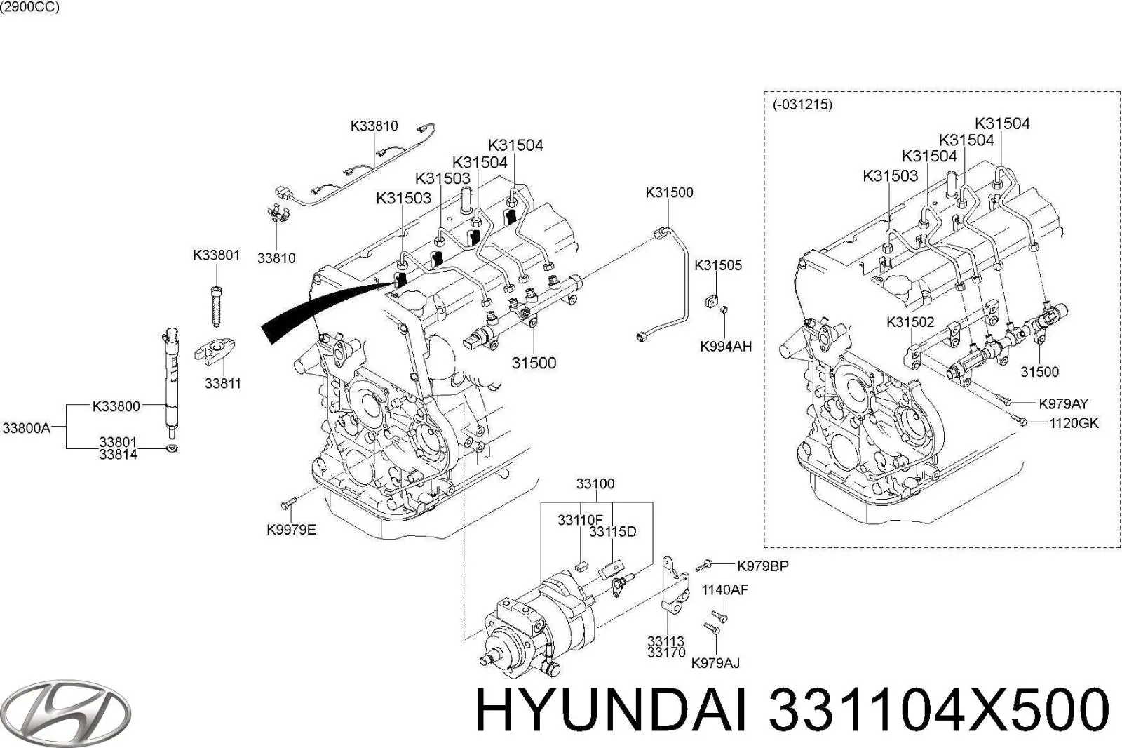 Comprar 331104X500 Hyundai/Kia Sensor de temperatura de agua