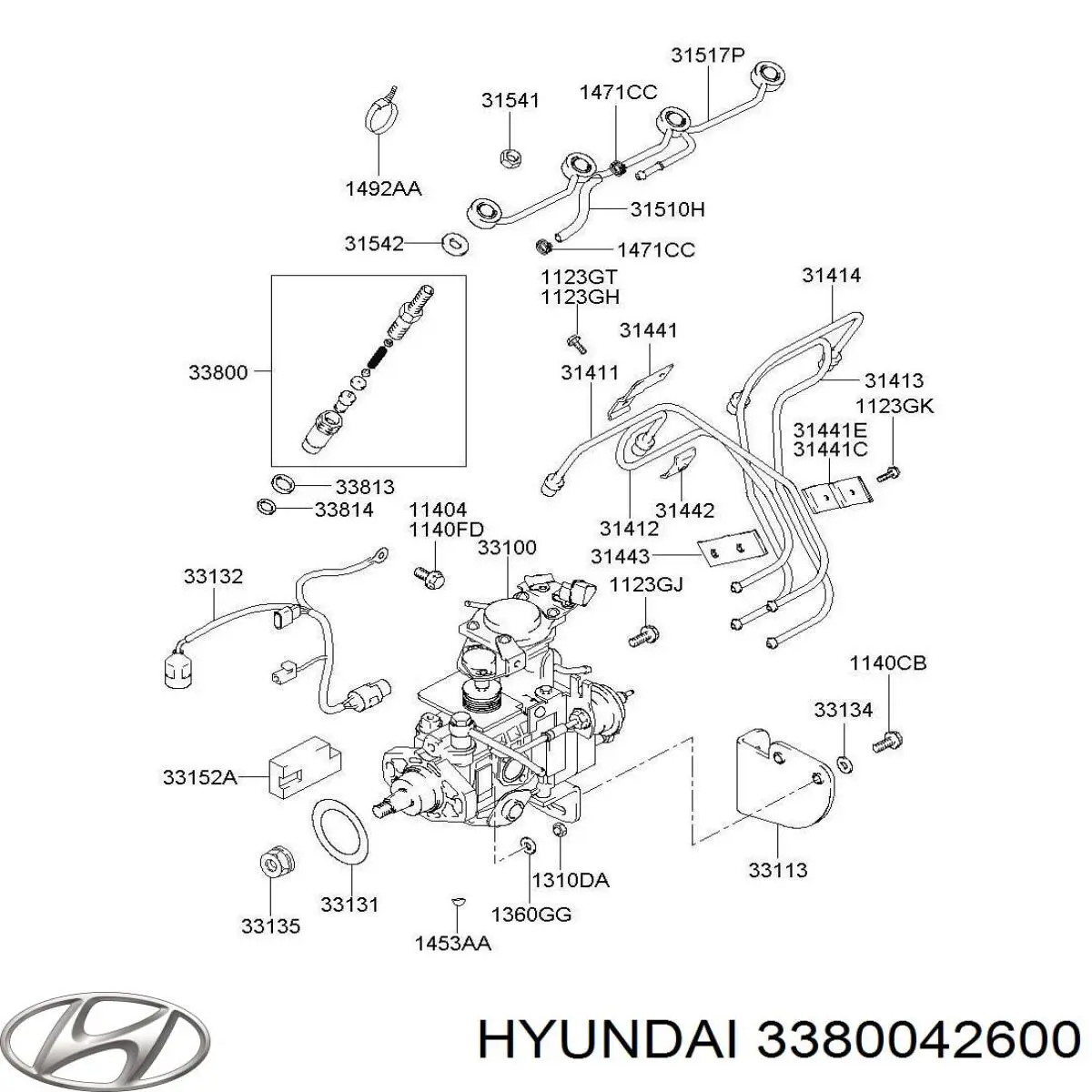 Inyectores Hyundai H-1 STAREX Starex 
