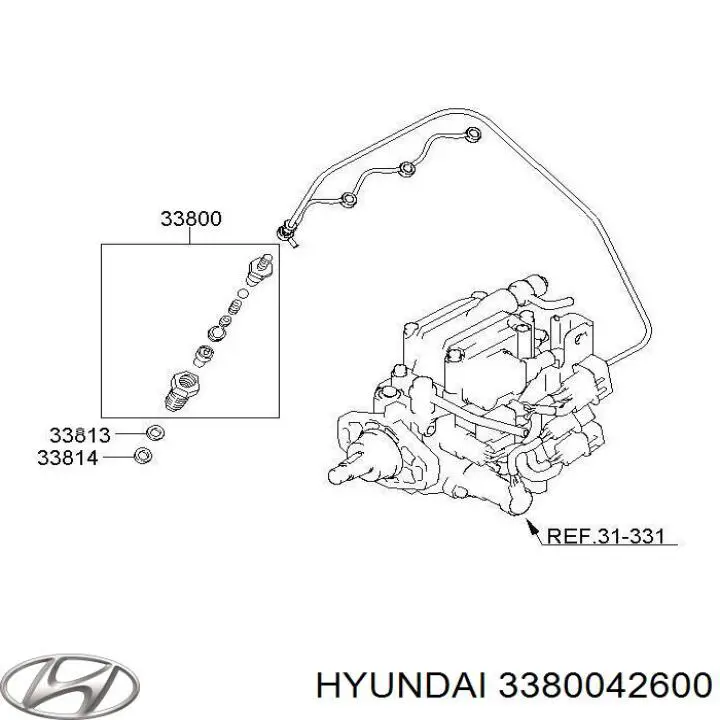 Comprar 3380042600 Hyundai/Kia Inyector