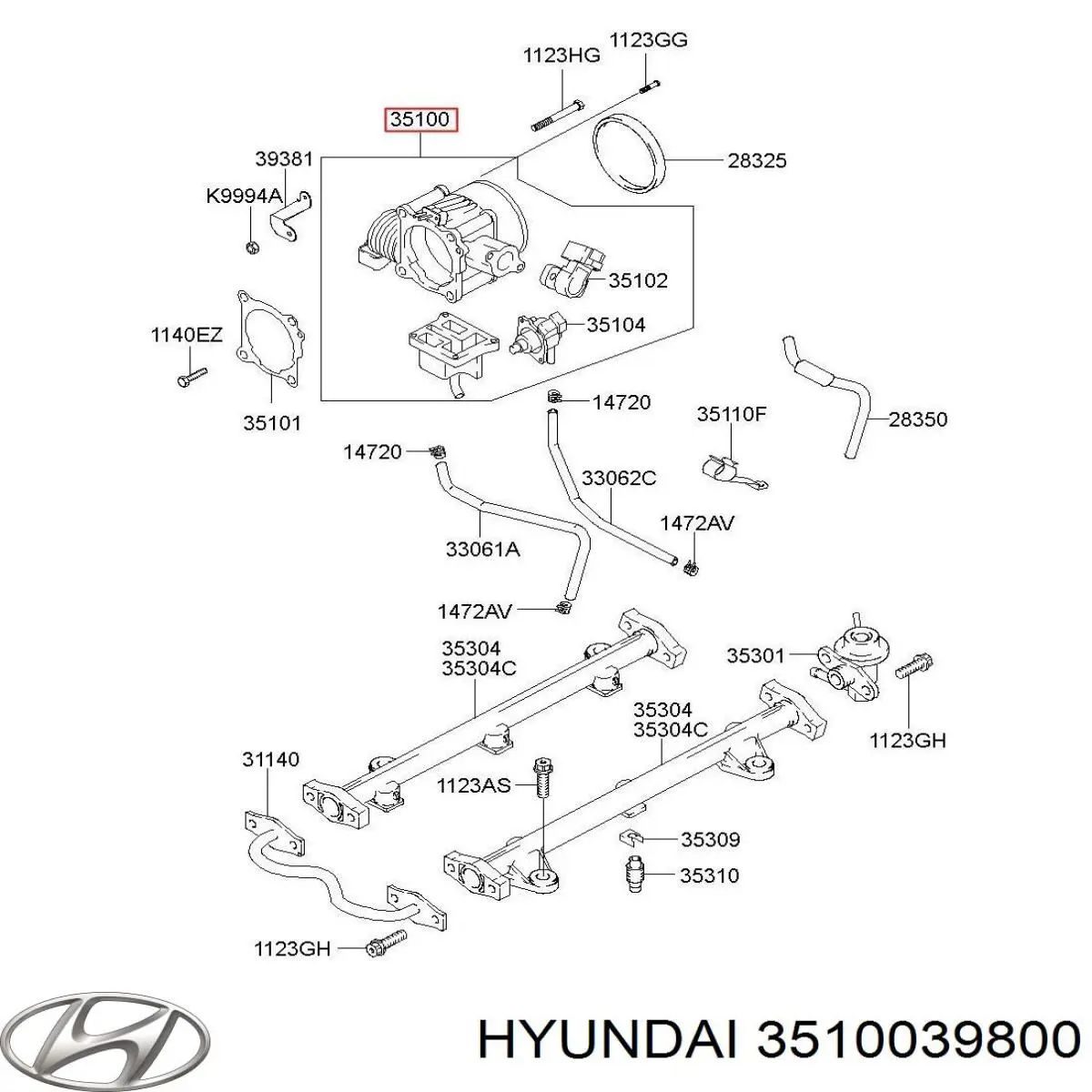 3510039800 Hyundai/Kia