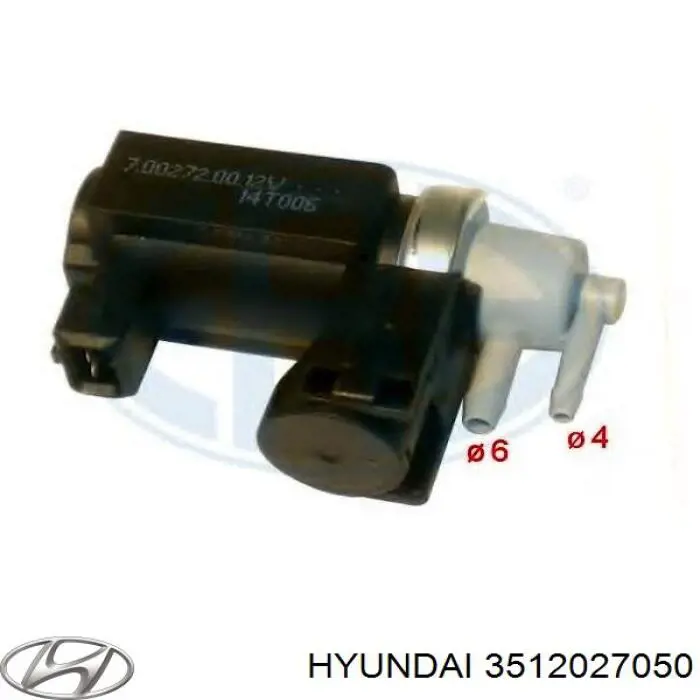 Válvula de solenoide de control de mariposa EGR ADG072121 Blue Print