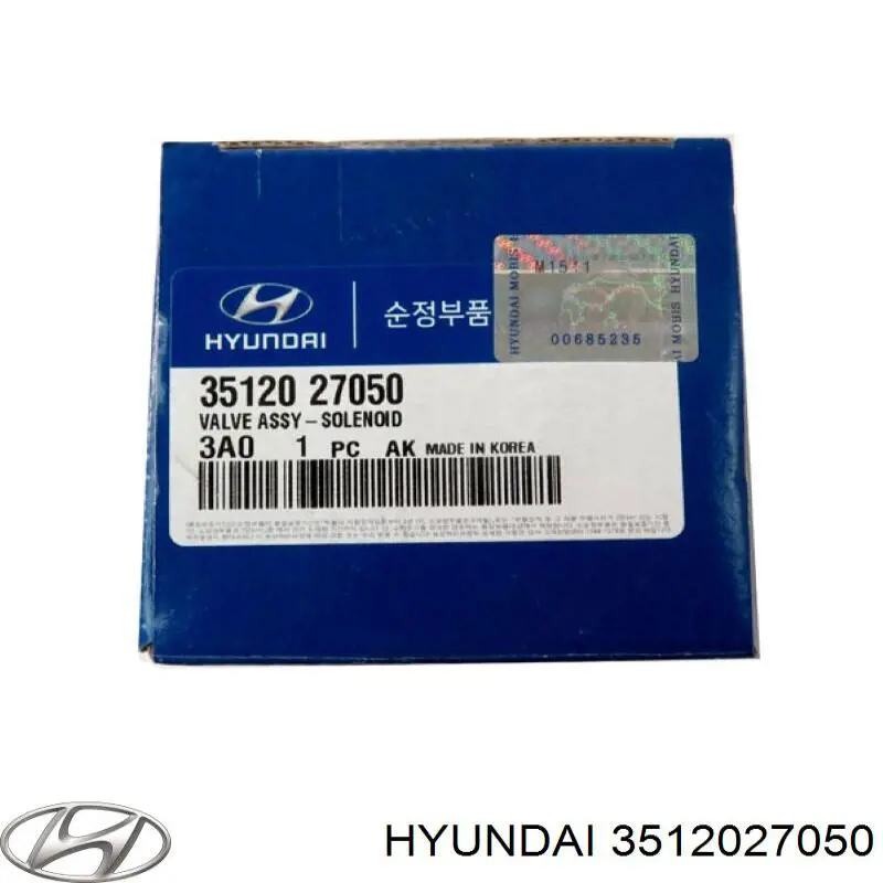 Comprar 3512027050 Hyundai/Kia Válvula de solenoide de control de mariposa EGR