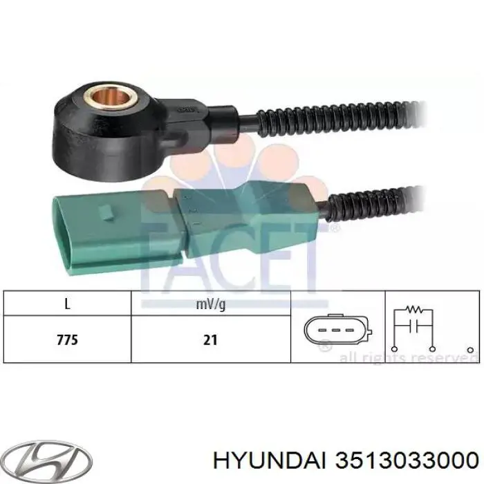 Sensor, posición mariposa para Hyundai Elantra (HD)