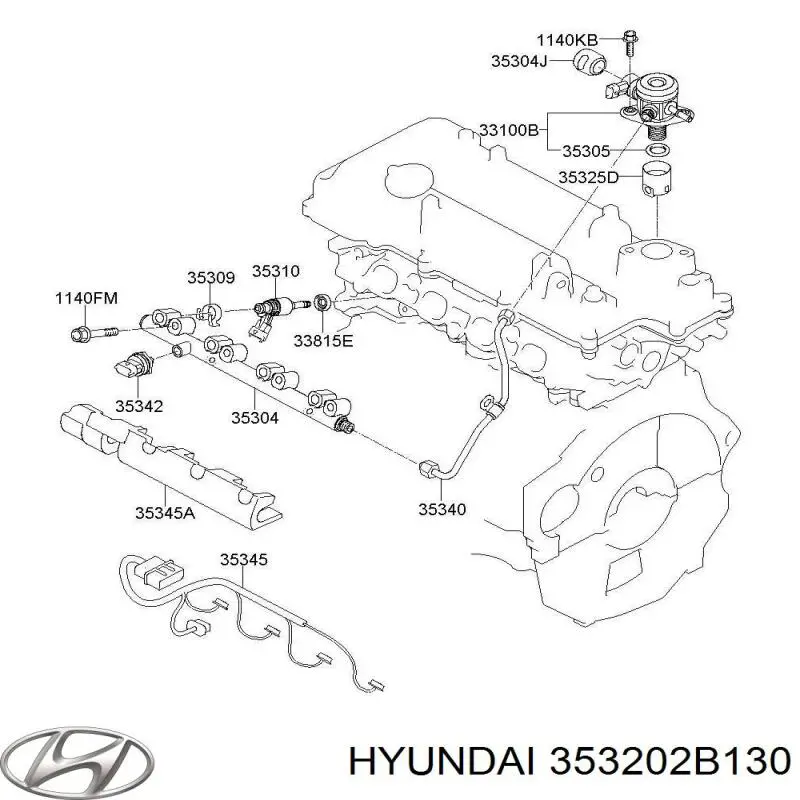 353202B130 Hyundai/Kia bomba inyectora