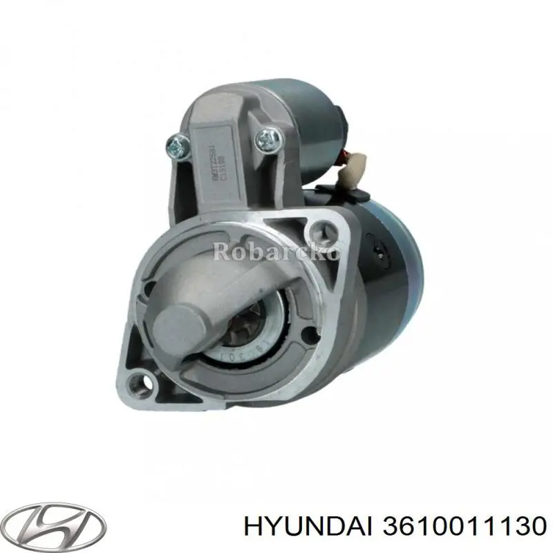 3610011130 Hyundai/Kia motor de arranque