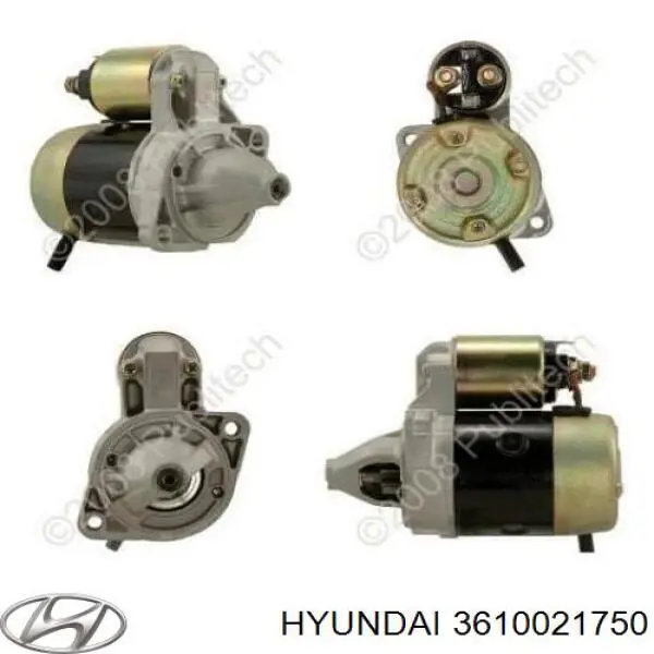 3610021750 Hyundai/Kia motor de arranque