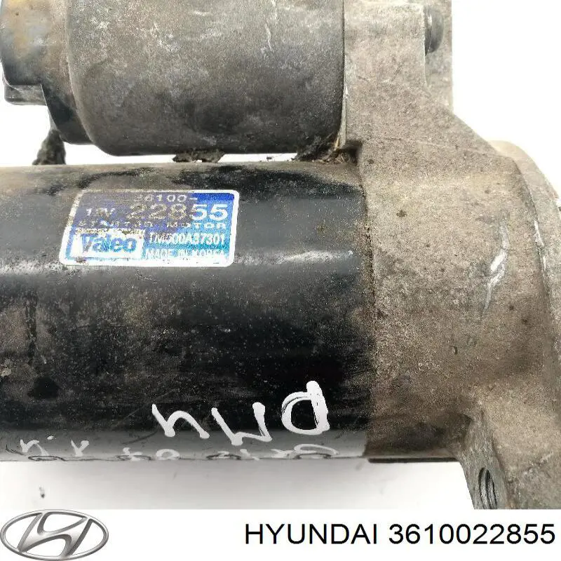 Burro de arranque  Hyundai/Kia 3610022855 precio, desde 96,09 EUR