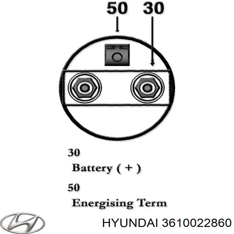 3610022860 Hyundai/Kia motor de arranque