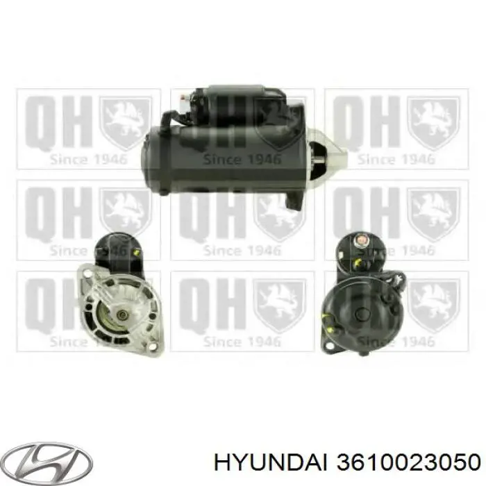 Motor de arranque 3610023050 Hyundai/Kia