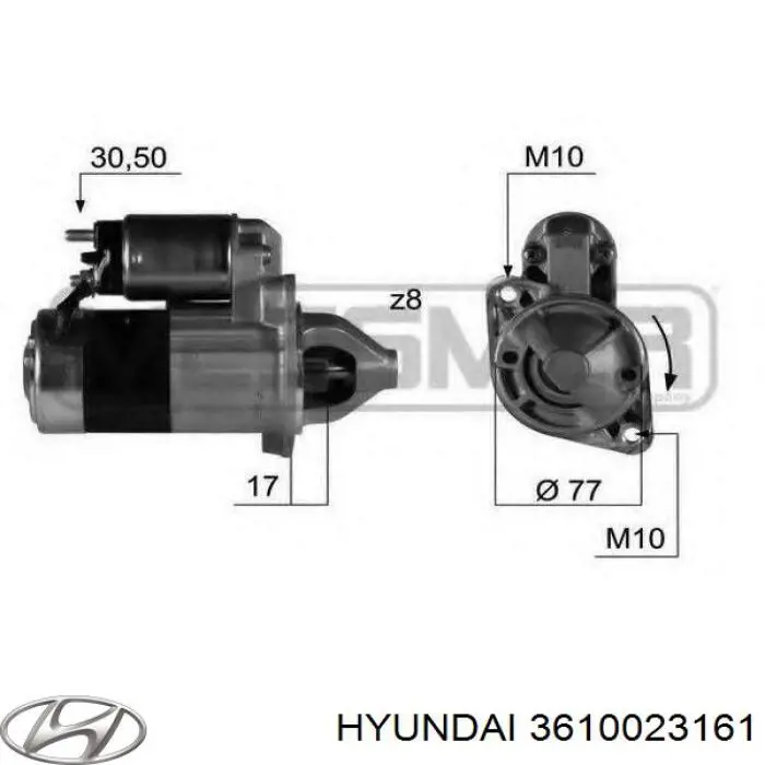 Comprar 3610023161 Hyundai/Kia Motores de arranque