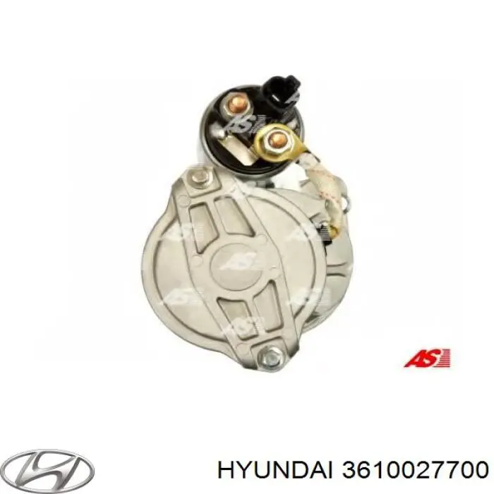 3610027700 Hyundai/Kia motor de arranque