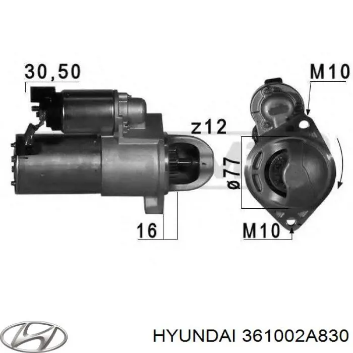 Comprar 361002A830 Hyundai/Kia Motores de arranque