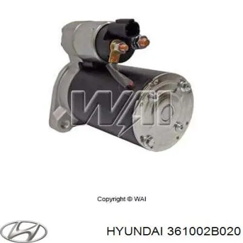 361002B020 Hyundai/Kia motor de arranque
