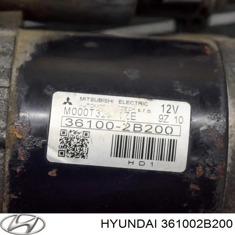 Motor de arranque 361002B200 Hyundai/Kia