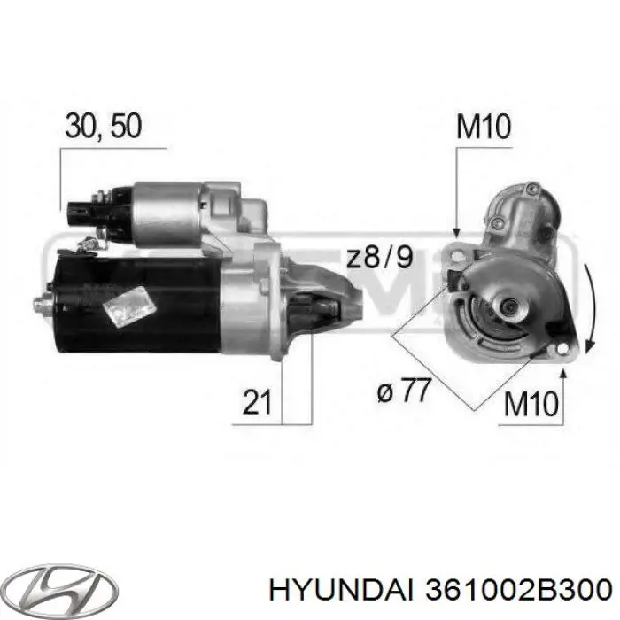 Comprar 361002B300 Hyundai/Kia Motores de arranque