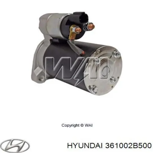 361002B500 Hyundai/Kia motor de arranque