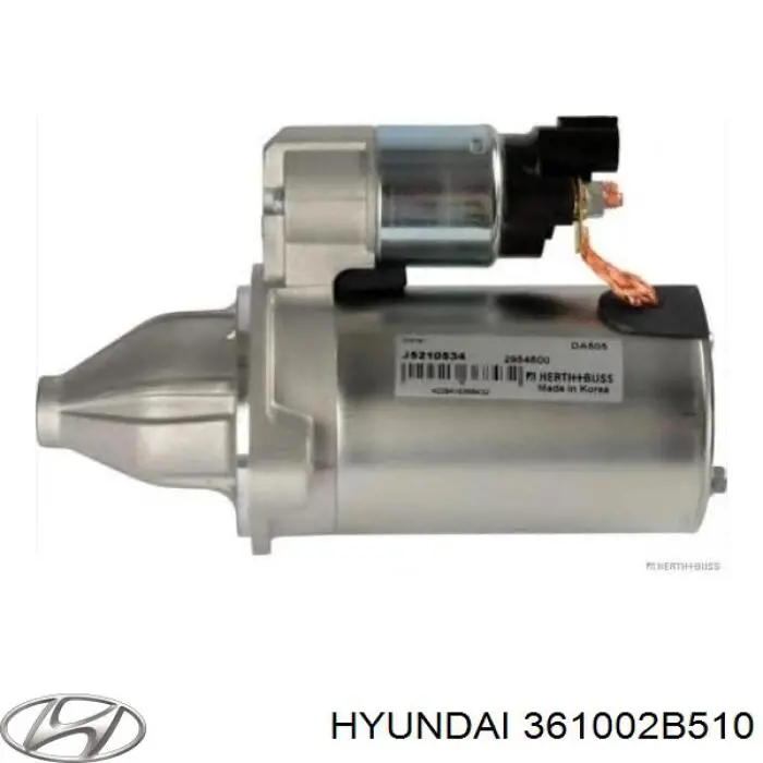 361002B510 Hyundai/Kia motor de arranque