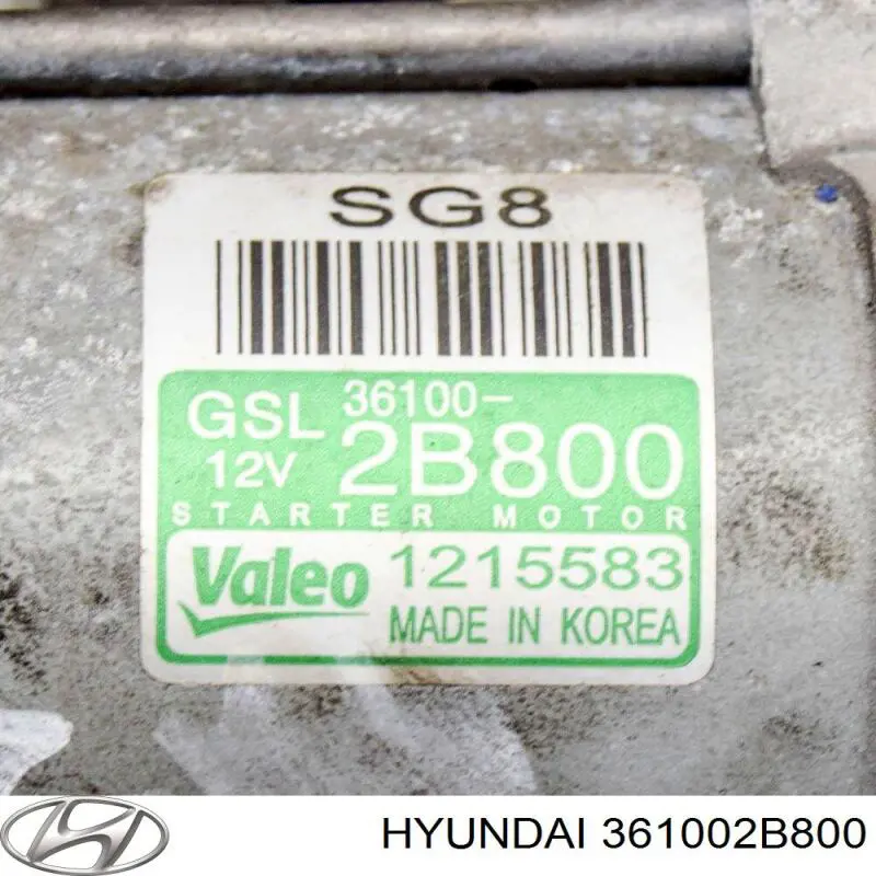 Burro de arranque  Hyundai/Kia 361002B800 precio, desde 107,45 EUR