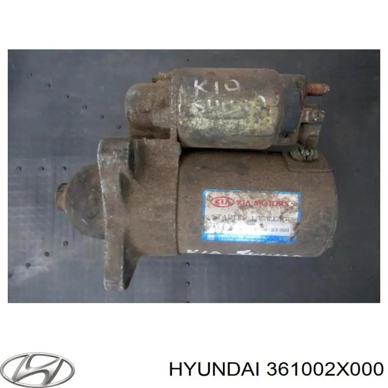 Motor de arranque 361002X000 Hyundai/Kia