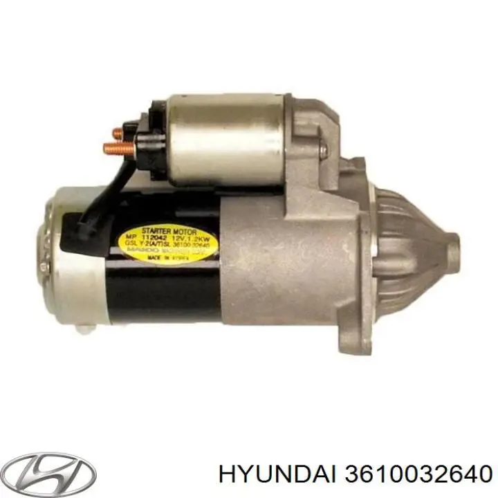 3610032640 Hyundai/Kia Arranque motores