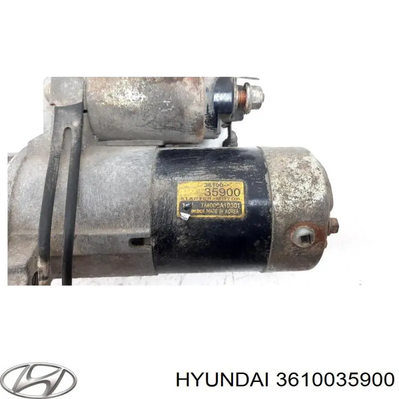 Motor de arranque 3610035900 Hyundai/Kia