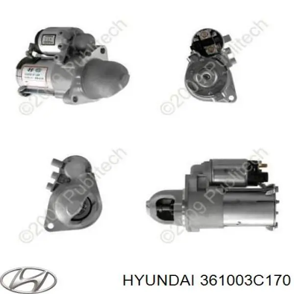 361003C170 Hyundai/Kia motor de arranque