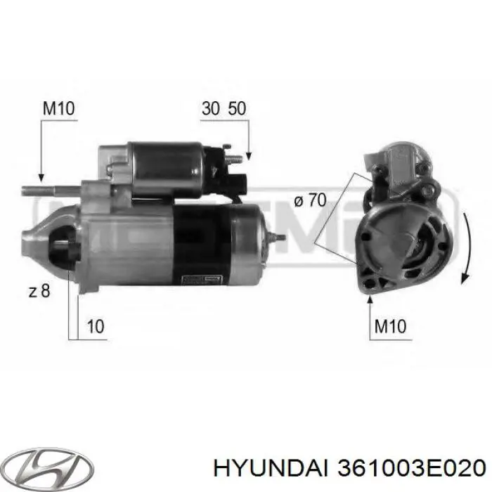 Arrancador Hyundai Grandeur TG