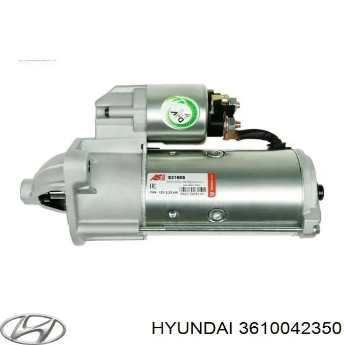 Motor de arranque 3610042350 Hyundai/Kia