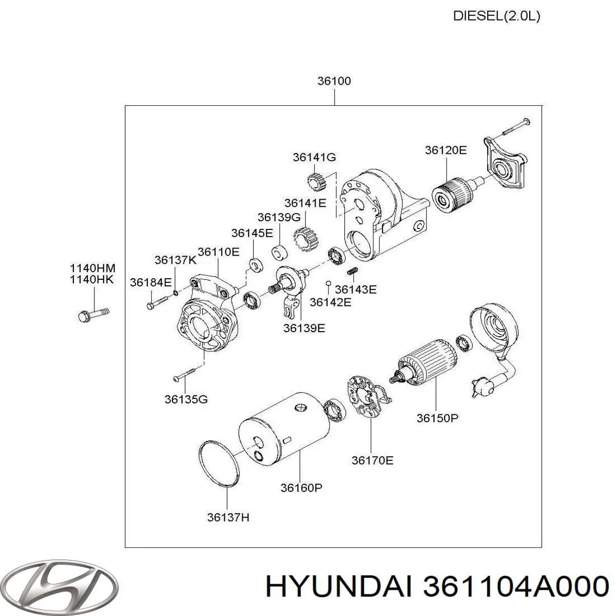 361104A000 Hyundai/Kia