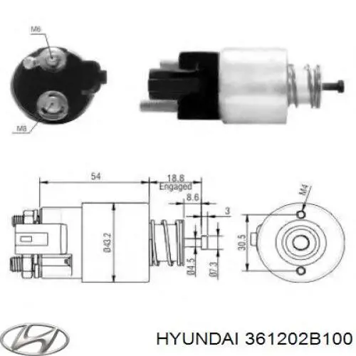 Interruptor magnético estárter Hyundai/Kia 361202B100 precio, desde 24,89 EUR