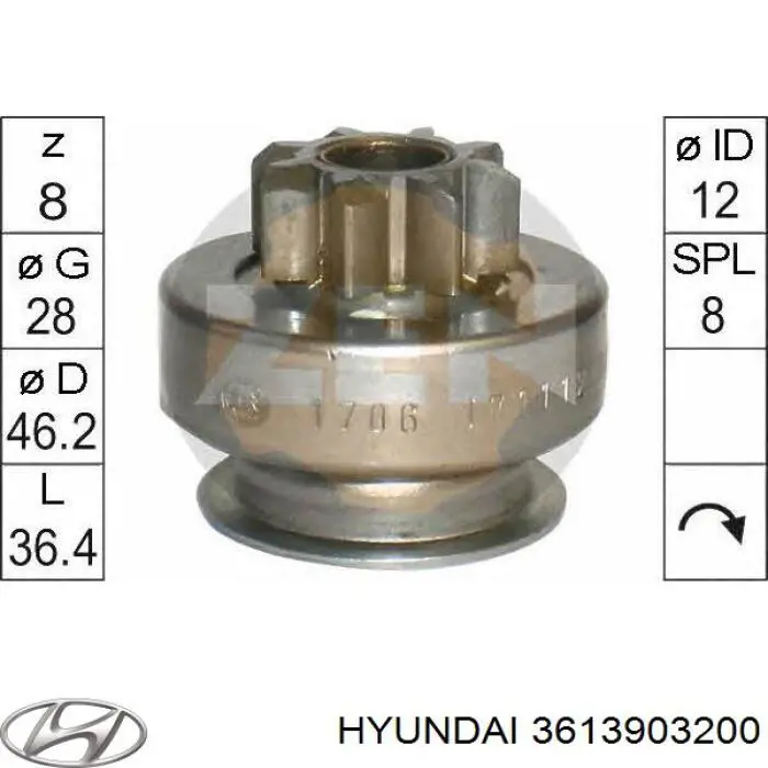 Bendix de coche Hyundai/Kia 3613903200 precio, desde 16,25 EUR