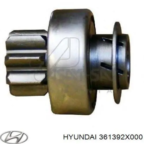 361392X000 Hyundai/Kia bendix, motor de arranque