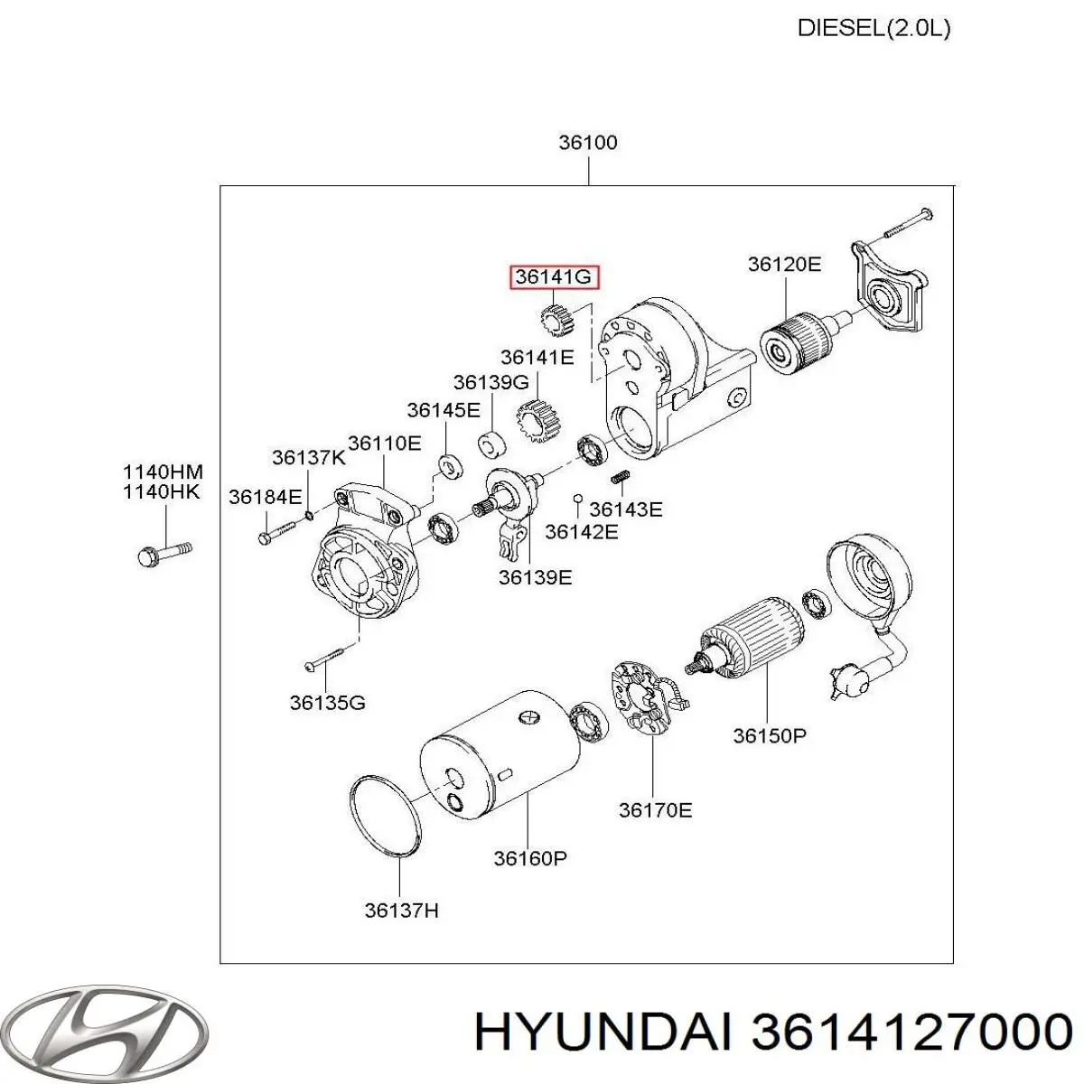 3614127000 Hyundai/Kia 