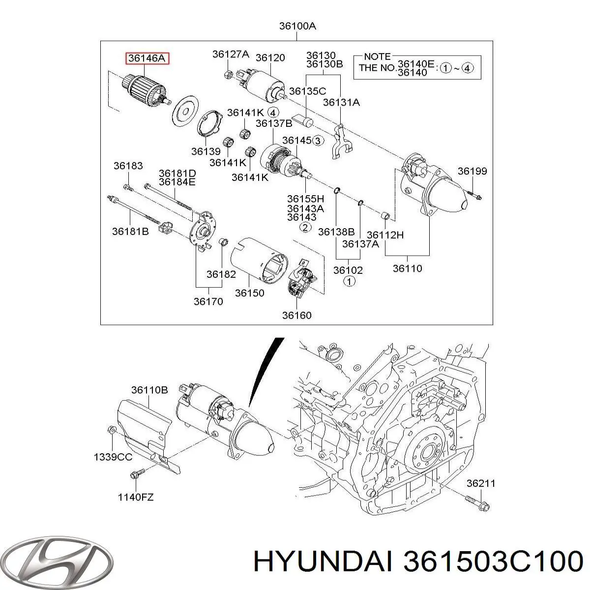 361503C100 Hyundai/Kia