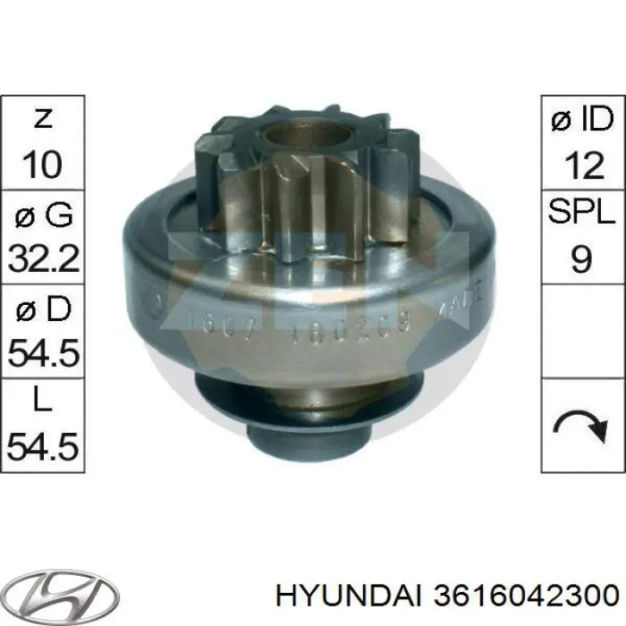 Bendix de coche Hyundai/Kia 3616042300 precio, desde 17,24 EUR