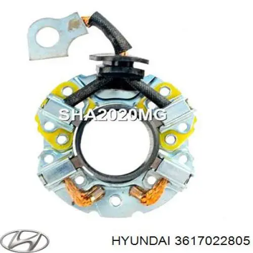 Soporte, escobillas de carbón, motor de arranque para Hyundai Elantra (XD)