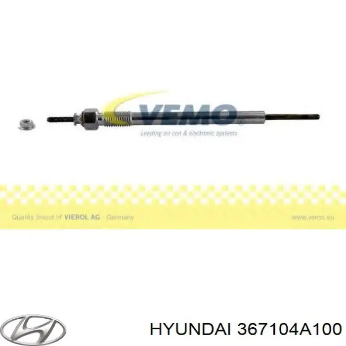 Comprar 367104A100 Hyundai/Kia Calentadores diésel