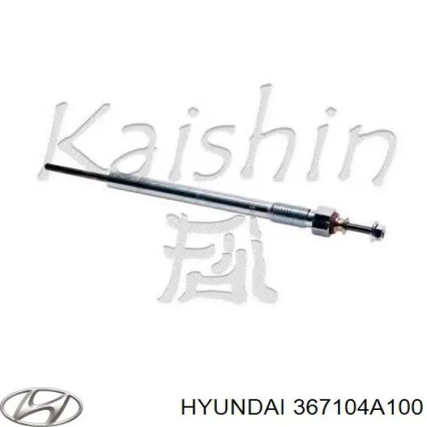 Bujía de precalentamiento 367104A100 Hyundai/Kia