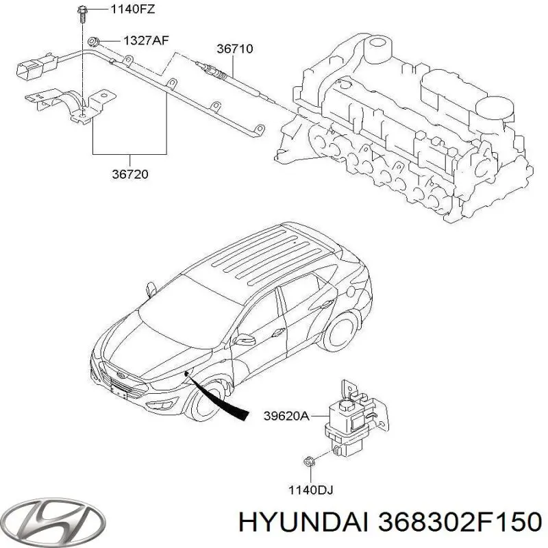 Relé de bujía de precalentamiento Hyundai/Kia 368302F150 precio, desde 130,08 EUR