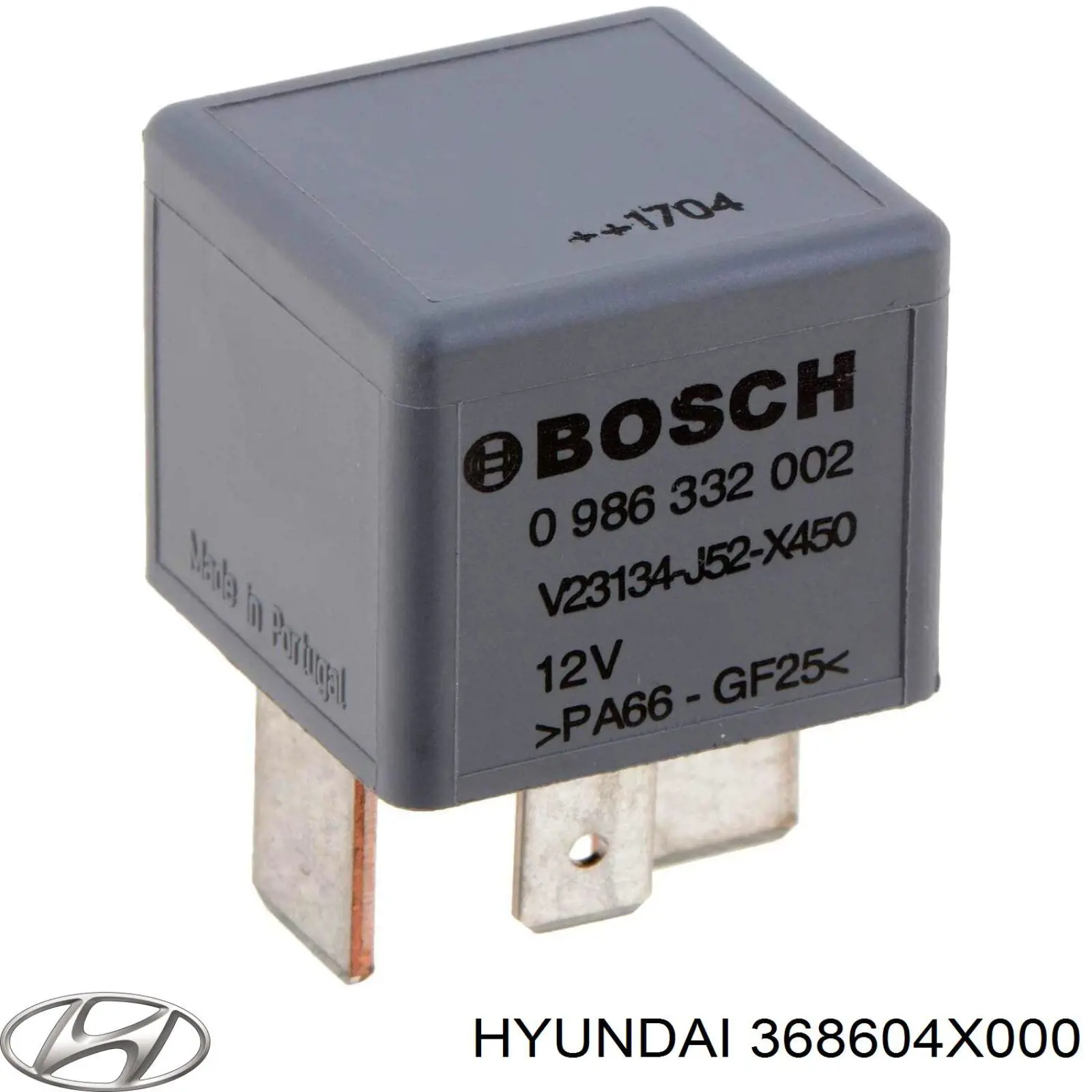 368604X000 Hyundai/Kia Relé de bujías incandescentes