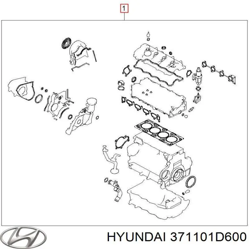 Batería de Arranque Hyundai/Kia (371101D600)