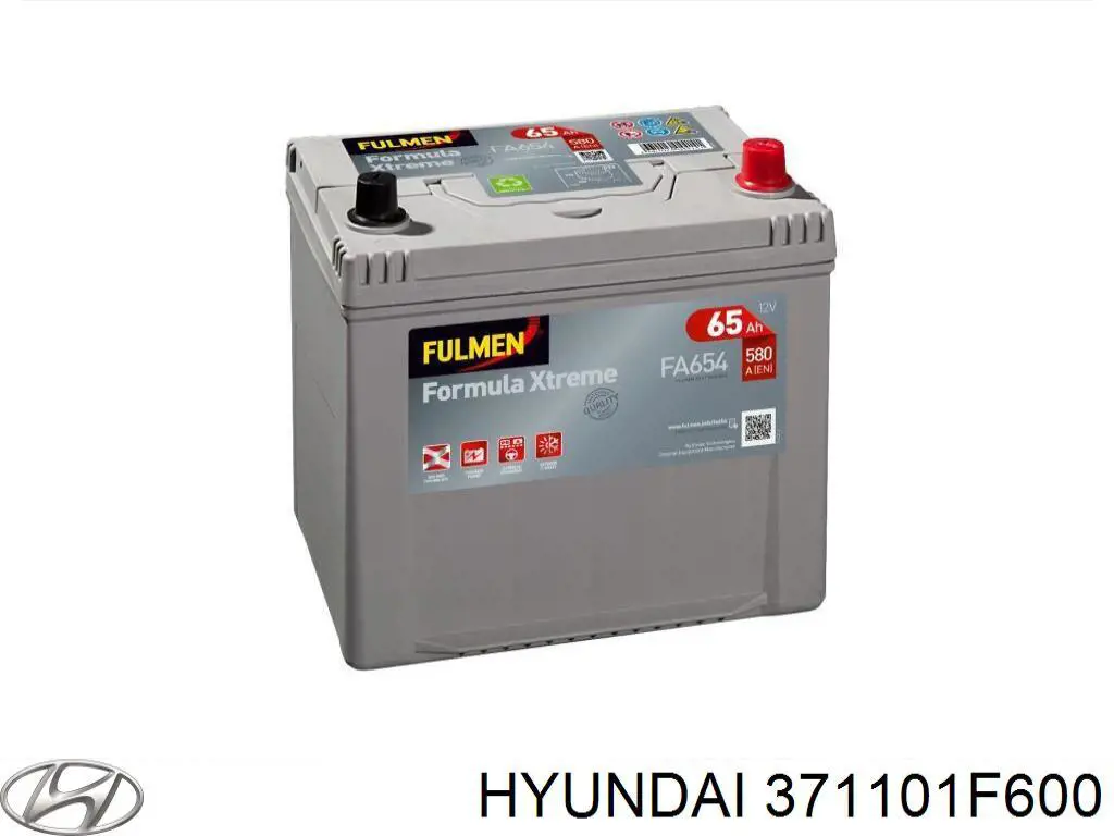 Comprar 371101F600 Hyundai/Kia Batería de coche
